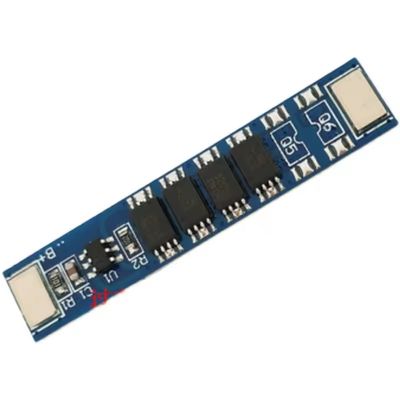 1S 10A 3.7V Lithium-Ion Battery Protection Board – 4MOS BMS PCM Module | Blue | For 18650 Battery_img_0