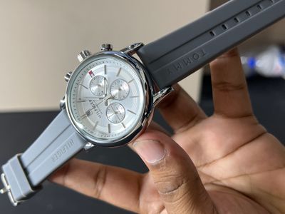 HILFIGER CHRONO GREY FIBER BELT_img_0