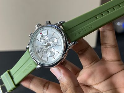HILFIGER CHRONO GREEN FIBER BELT_img_0