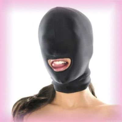 Fetish Slave BDSM Bondage Restraints Sex Mask Mouth Eye Open Head Harness Elasticity Blindfold for Couple New Exotic Accessories_img_0