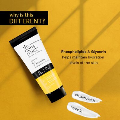 Deconstruct Lightweight Gel Water Resistant Sunscreen SPF 55+ PA+++ 50gm - 17195_img_3