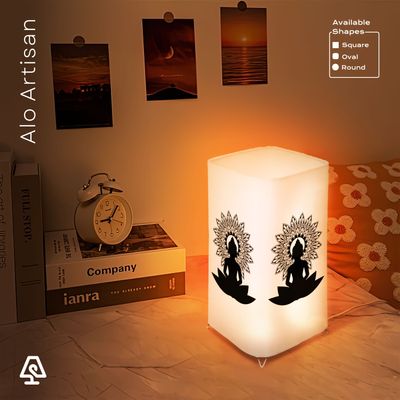 Dharma Wheel Theme Table Lamp_img_2
