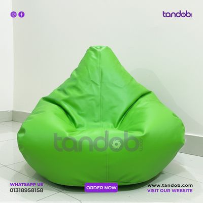 XXXL Gaming Bean Bag Chair - Light Green Color_img_1