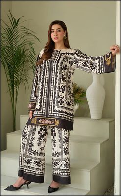 2Pis Co-ord Digital Floral Printed