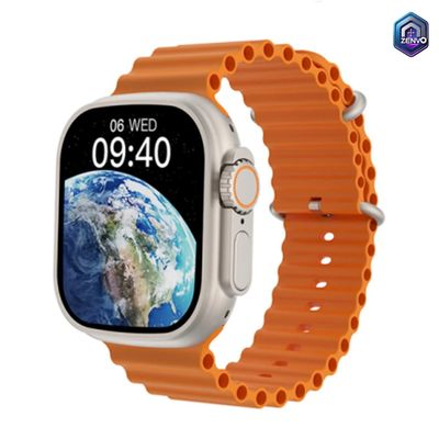 WiWu SW01 Ultra Bluetooth Calling Smart Watch- Orange (IP68, Sports Modes, 2.1″ HD IPS)_img_0