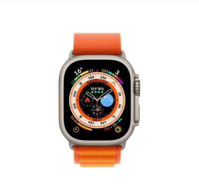 WiWU SW01 Ultra Max Wireless bluetooth Calling Smart Watch with Big Size screen + 2 Strap – Orange Color_img_2