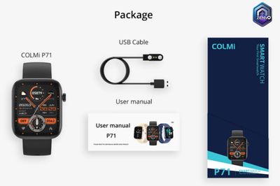 COLMI P71 Calling Smartwatch – Blue Color_img_1
