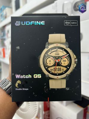 Udfine Watch GS 1.38″ HD Display Bluetooth Calling Alexa with GPS Smartwatch Double straps – Desert Yellow Color_img_1