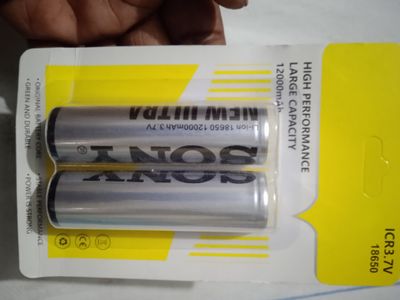 (CODE-08) SONY ICR 3.7V HIGH QUALITY LITHIUM ION BATTERY 2 PIECE  (1 PACK)._img_6