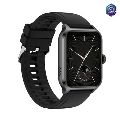 T97 Bluetooth Calling Smartwatch – Black Color_img_1