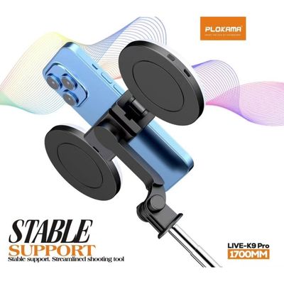 Plokama K9 Pro Double LED Selfie Stick Tripod_img_2