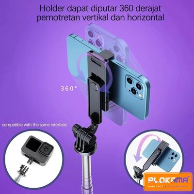 Plokama K9 Pro Double LED Selfie Stick Tripod_img_5