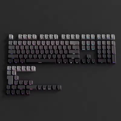 Black Gradient Side Engraved 130 Keys - OEM_img_0