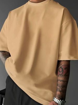 Premium Drop Shoulder ( Cream )_img_1