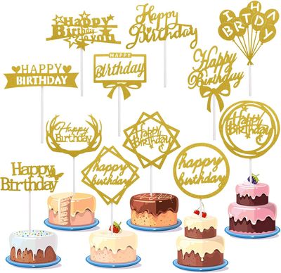 Happy Birthday Cake Topper Random Design_img_0