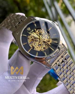 ROLEX SKELETON AUTO SILVER BLACK (AA)_img_0