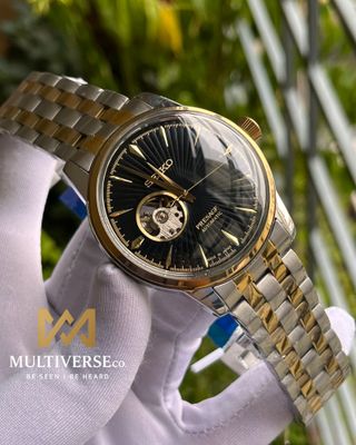 SEIKO OPEN HEART TWO TONE BLACK (SEMI AAA)_img_0
