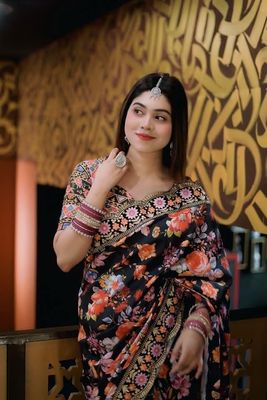 Premium Eid Sharee with Blouse Piece_img_0