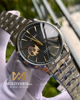 SEIKO OPEN HEART SILVER BLACK (SEMI AAA)_img_0