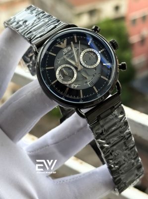 ARMANI OVAL GLASS BLACK CHAIN BLACK DIAL_img_0