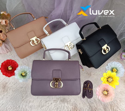 New China Leather Ladies Bag-Black_img_1