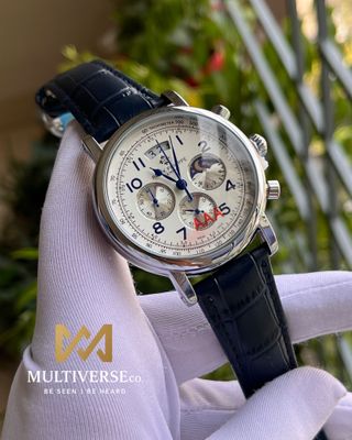 PP NUMERIC DIAL WHITE SILVER BLACK BELT (AA)_img_0