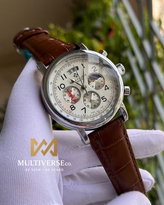 PP NUMERIC DIAL WHITE SILVER BROWN BELT (AA)_img_0