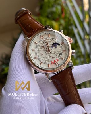 PP SPIDER DIAL TWO TONE BROWN BELT (AA)_img_0