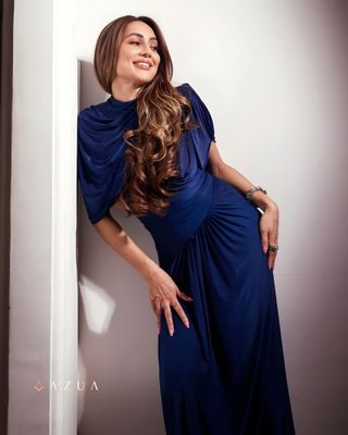 Cleopatra Blue Maxi Dress