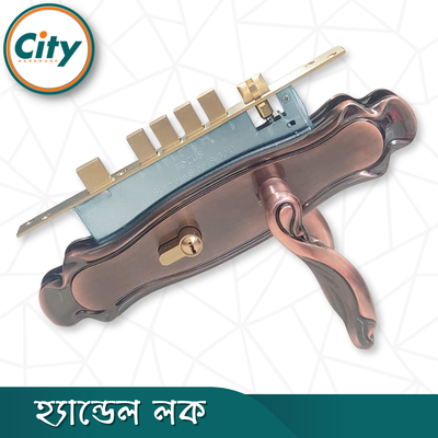 প্রিমিয়াম কুয়ালিটির হ্যান্ডেল লক অতিরিক্ত নব সহ প্রধান দরজার লক হেভি ডোর লক_img_3