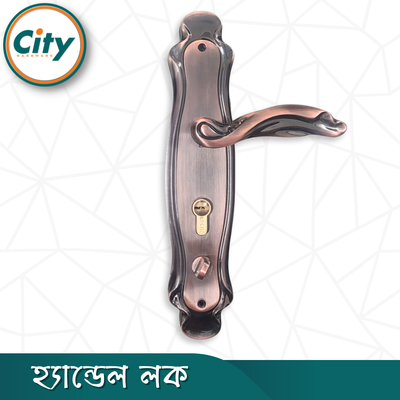 প্রিমিয়াম কুয়ালিটির হ্যান্ডেল লক অতিরিক্ত নব সহ প্রধান দরজার লক হেভি ডোর লক_img_4