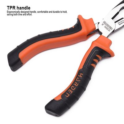 HARDEN 6" Pro Bent Nose Plier Chrome Vanadium Steel 560231_img_5