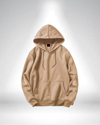 Premium Solid Light Brown Hoodie_img_0