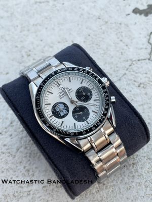OMEGA SPEEDMASTER CHAIN WHITE DIAL_img_0