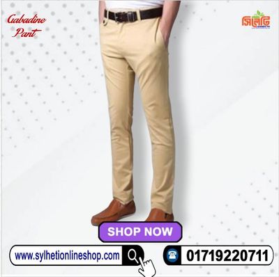 Men's Gabardine Pant- Biskuit Colour_img_0