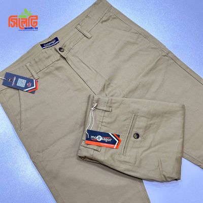 Men's Gabardine Pant- Biskuit Colour_img_1
