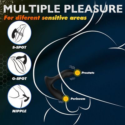 Prostate Massager Vibrator,Butt Plug Prostate G spot Stimulator Anus Male Masturbator Plug Sex Toys For Men Gays_img_5