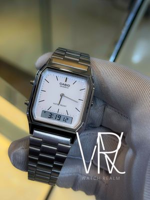 Casio MTP-V005D-1B5 Men’s 34mm Quartz Analog Watch – Black Dial & Stainless Steel Bracelet_img_3