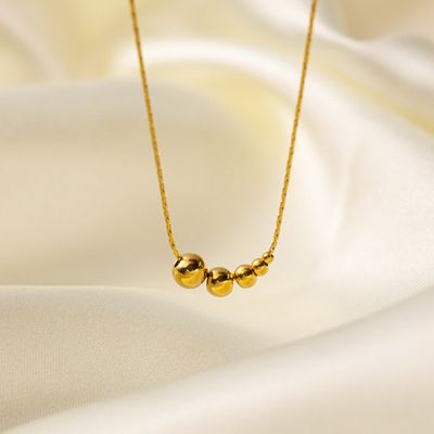 Mini balls gold plated chain_img_0