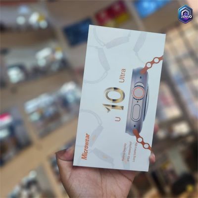 Microwear U10 Ultra Calling Smart Watch – Orange Color_img_1