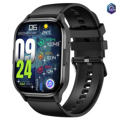 HK21 AMOLED Smartwatch AI Voice Assistant – Black Color_img_0