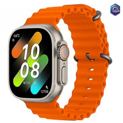 HK8 Pro Max Ultra AMOLED display Smart Watch – Orange Color_img_0