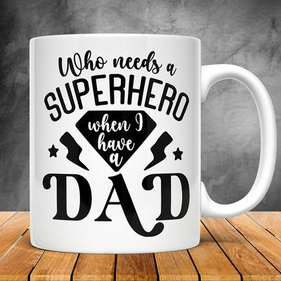 Super Hero Dad, Gift for Father, Dad Gift, Dad Mug Gifts_img_0