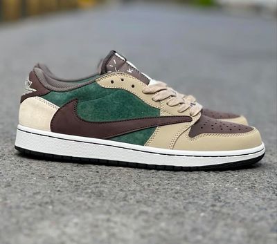 Jordan 1 X Travis Scot Fragment Low  "Medium Olive" (1:1)_img_4
