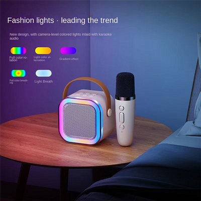 K12 Portable Karaoke Bluetooth Speaker With Microphone_img_1