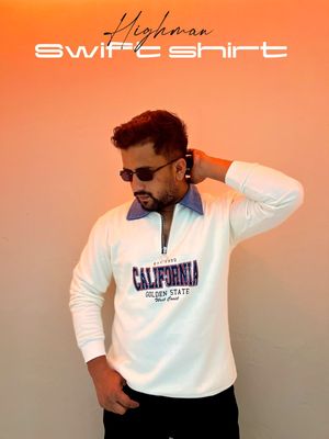 Premium Sweatshirt California (White)