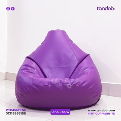XXL Bean Bag Chair - Purple Color_img_1