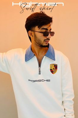 Premium Sweatshirt Porches (White)