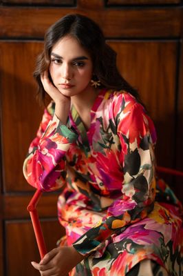 2Pis Co-ord Digital Floral Printed_img_3