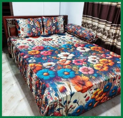 Primium 3D Bedsheet Four pices_img_4